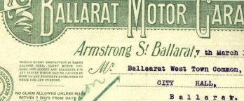 Ballarat Motor Garage Document 