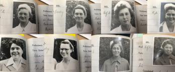 photos of nurses from the training books