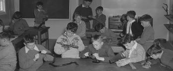 B&W images of Somers School Camp c1950s